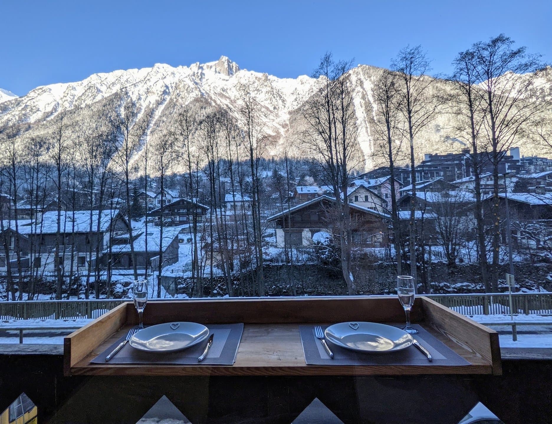 Apartmán s výhľadom na hory • Centrum Chamonix, Parkovanie